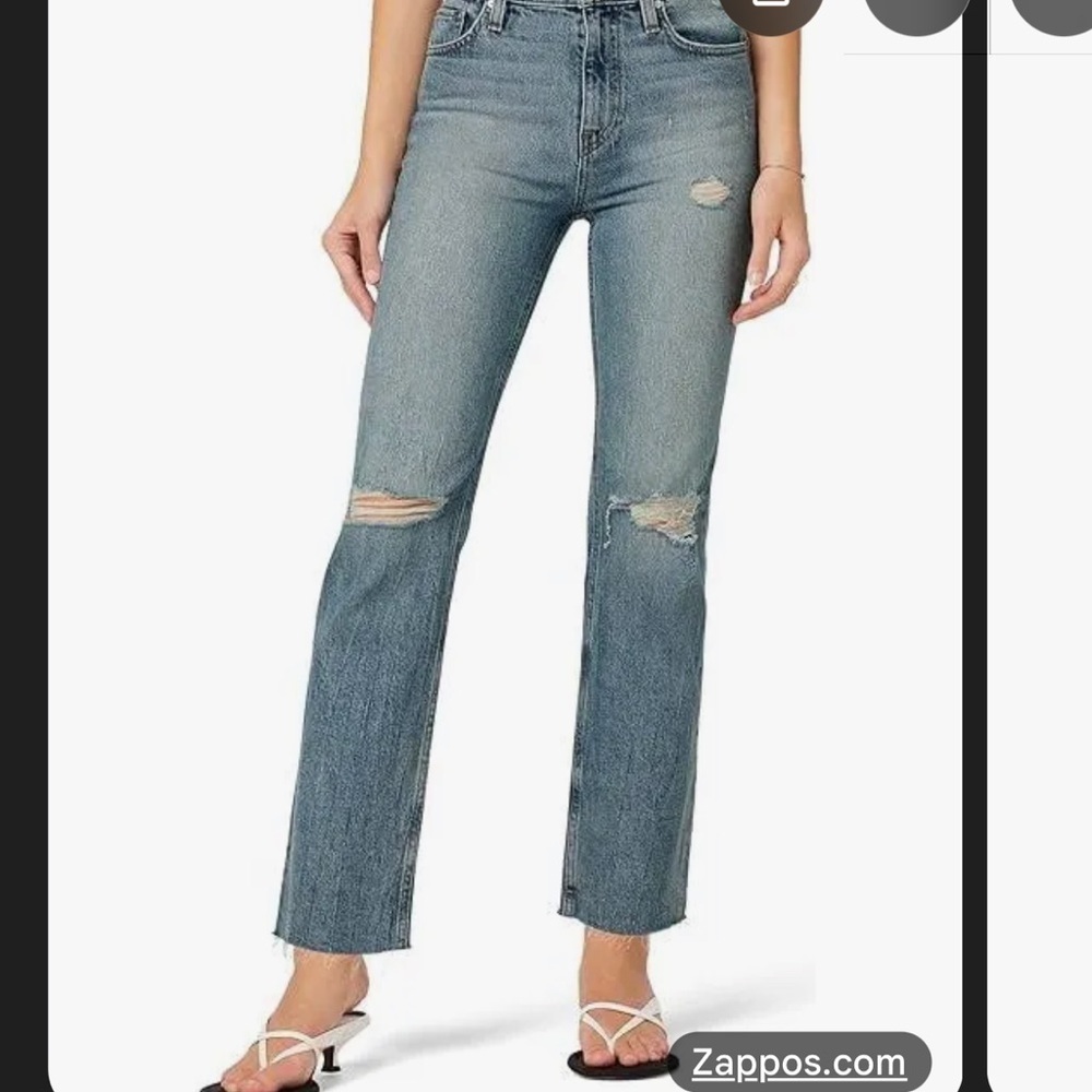 HUDSON remi high rise straight sz 25 wash satellite